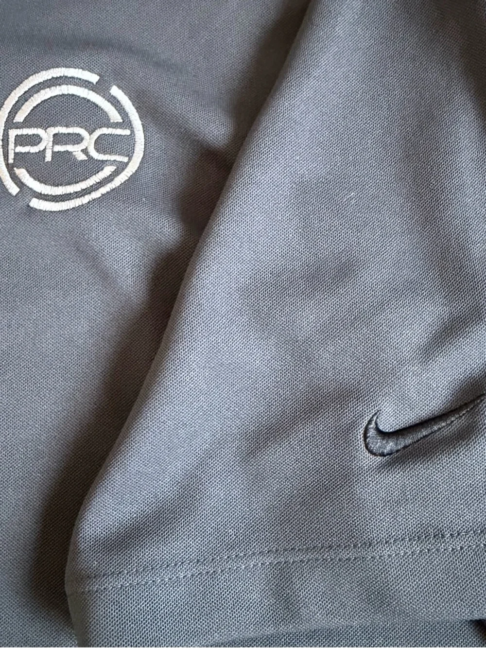 Nike Golf Dri-FIT Polo Shirt Black XL PRC Logo Short Sleeve Mens Office Athletic